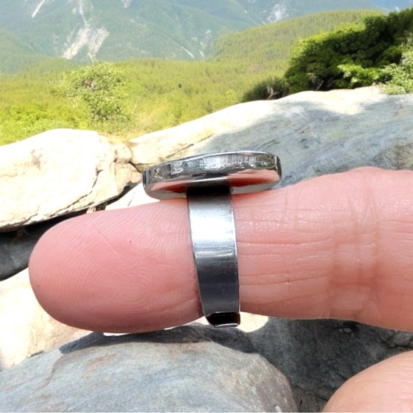 🌺Artisan Sterling & Inlaid Stone Ring - Picture 10 of 13